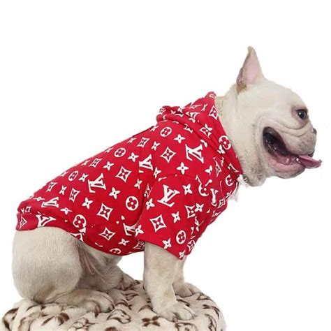 lv dog shirt|louis vuitton dog clothes.